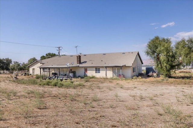 view of rear view of house