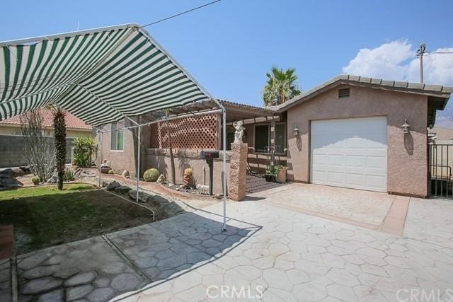 exterior space featuring a garage