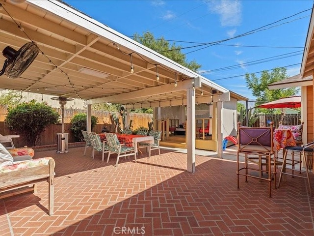 view of patio