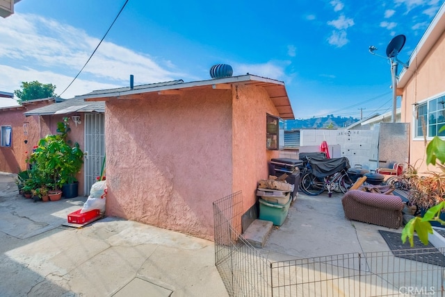 view of home's exterior featuring a patio area