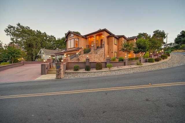 view of front of home