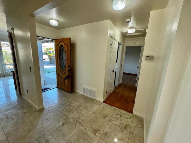 view of entrance foyer