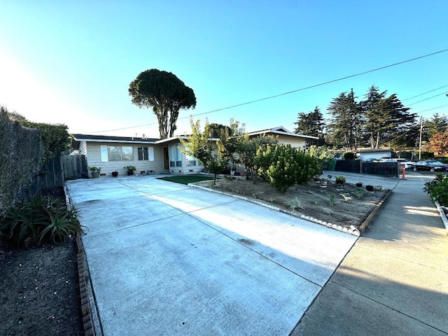 view of ranch-style home