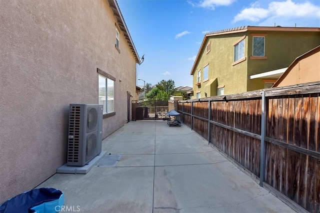 view of home's exterior featuring a patio area