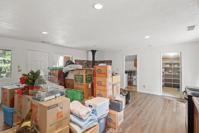 storage featuring visible vents
