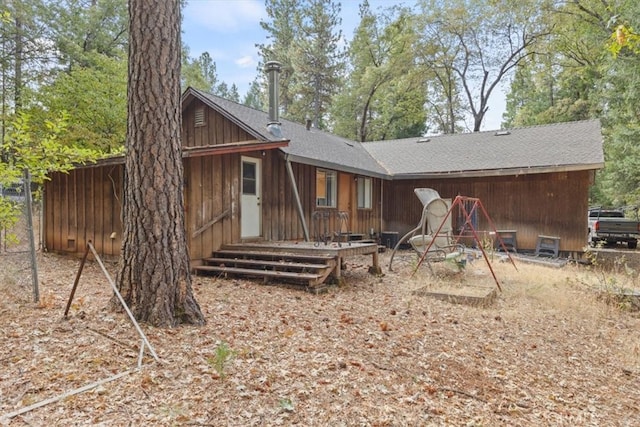 view of rear view of property