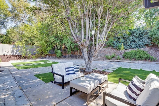 view of patio / terrace with outdoor lounge area