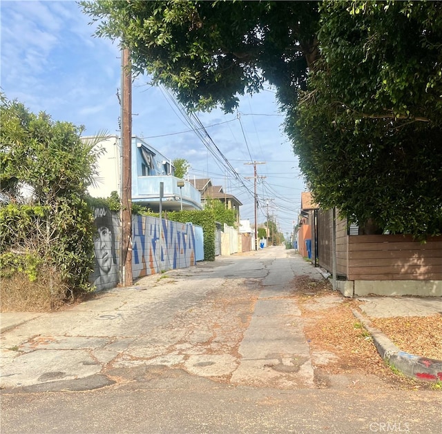 view of street