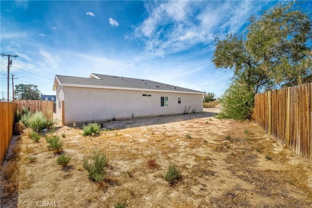 view of rear view of property