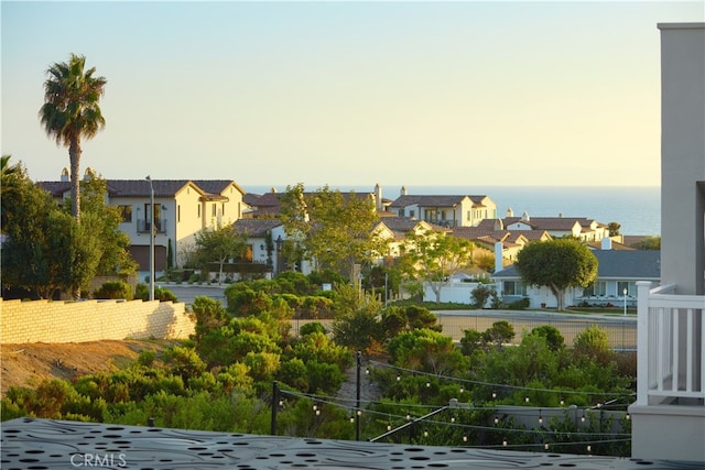 view of water feature