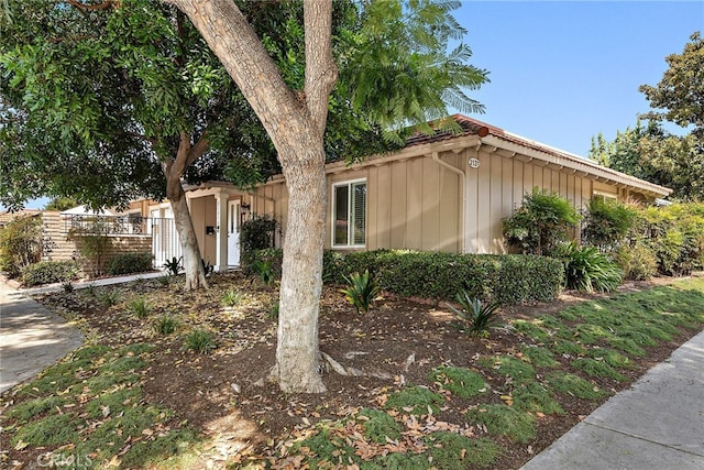 view of ranch-style home