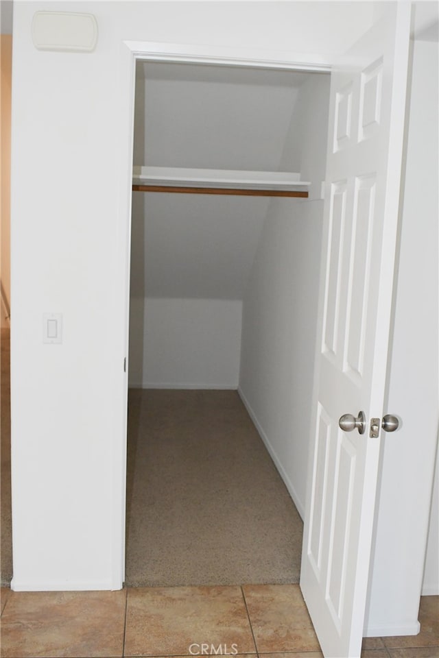 view of closet