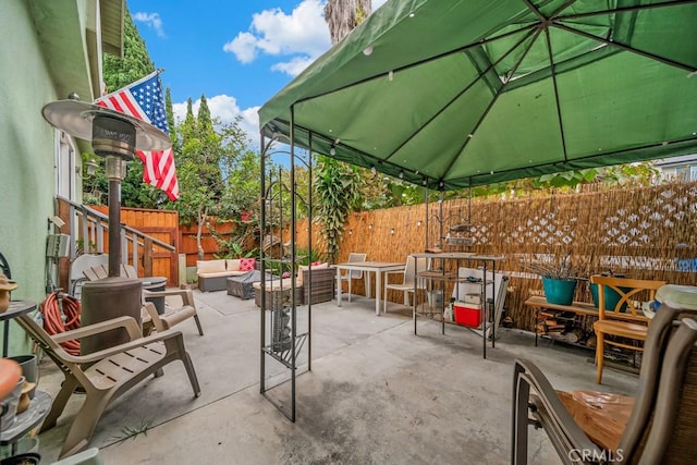 view of patio / terrace with outdoor lounge area