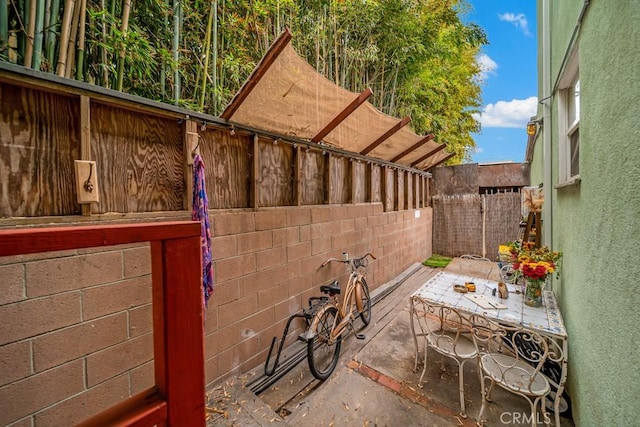 view of patio