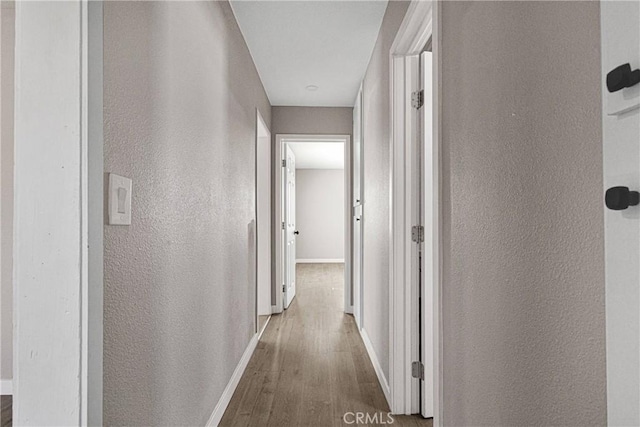 hall featuring hardwood / wood-style flooring