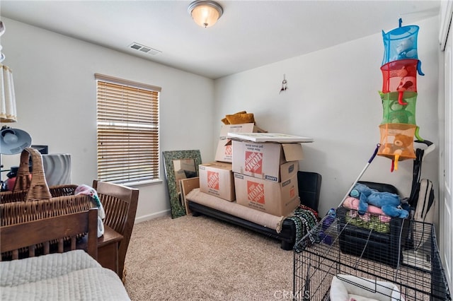 bedroom featuring carpet floors