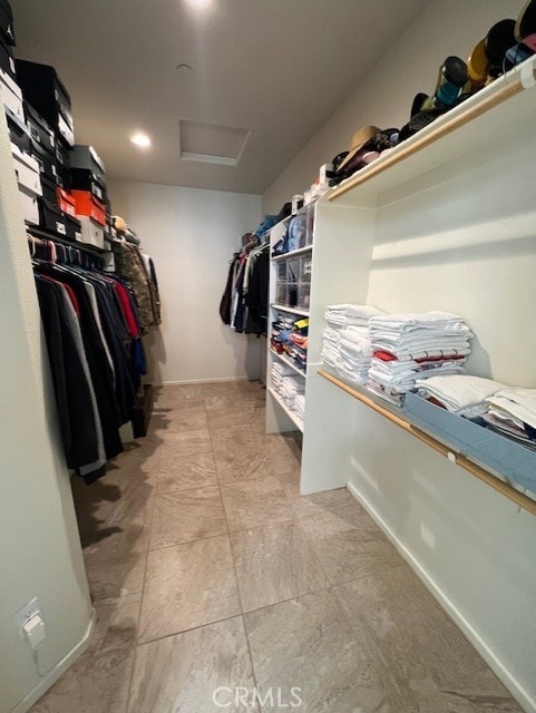 view of spacious closet