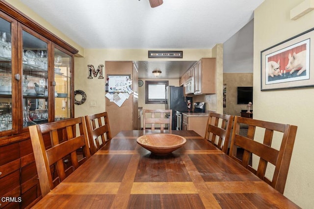 view of dining area