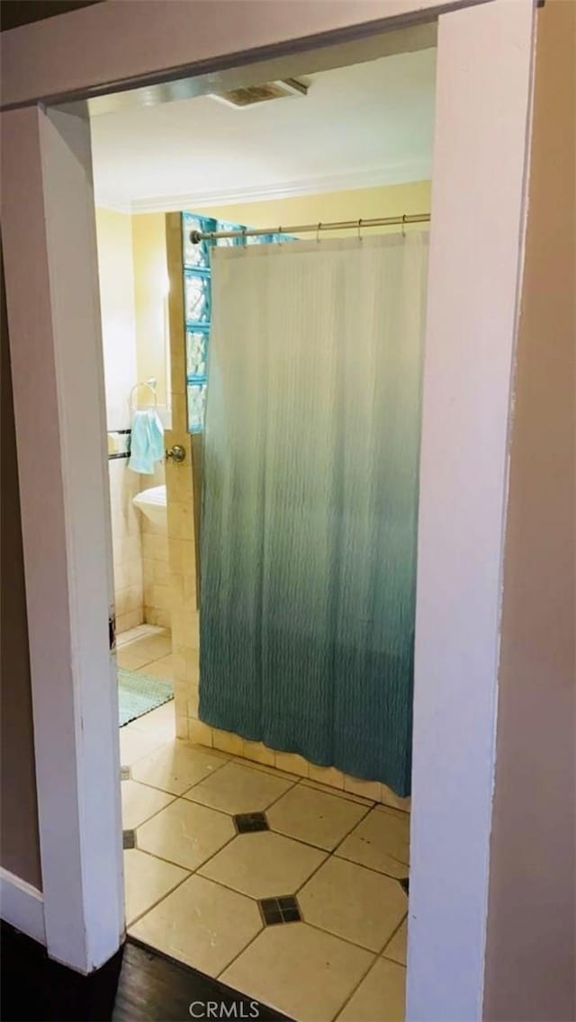 bathroom featuring tile patterned floors