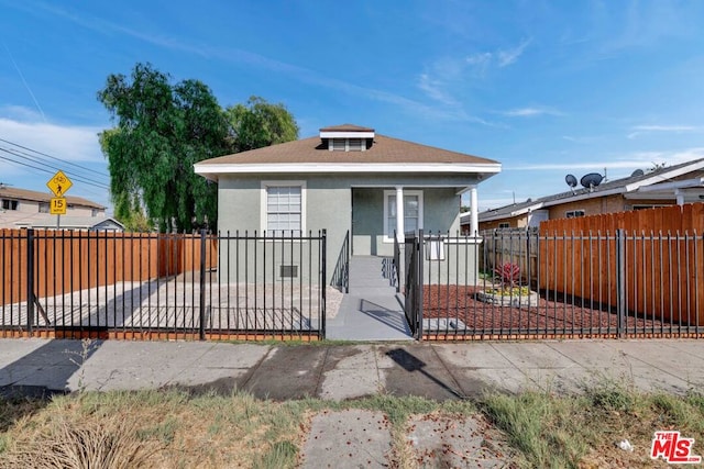 bungalow featuring a porch