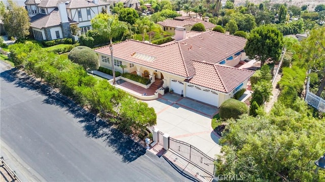 birds eye view of property featuring a residential view