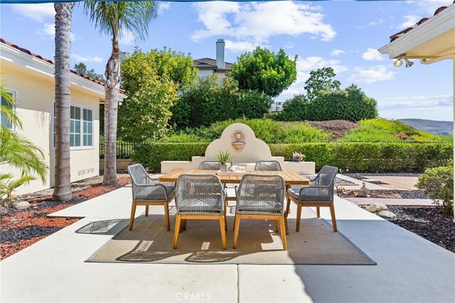 view of patio