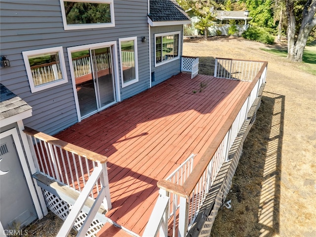 view of deck