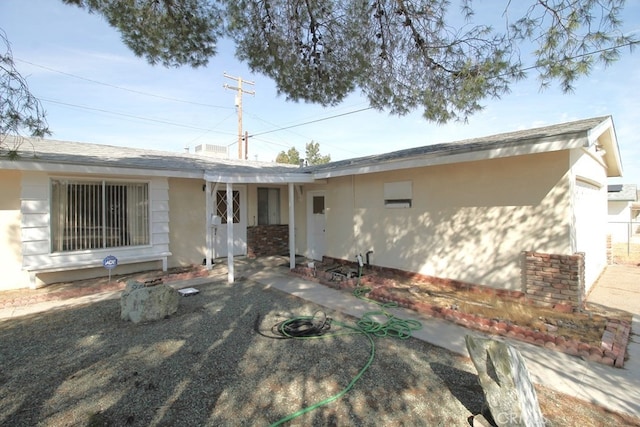 view of rear view of house