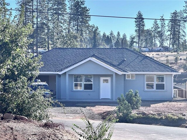 view of ranch-style home