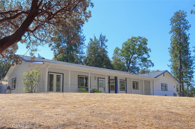 view of ranch-style house