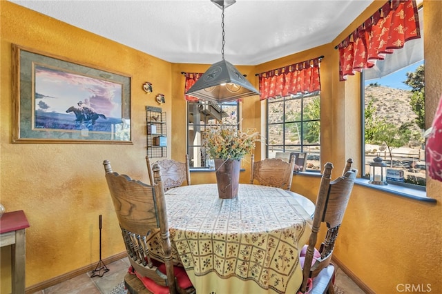 view of dining room