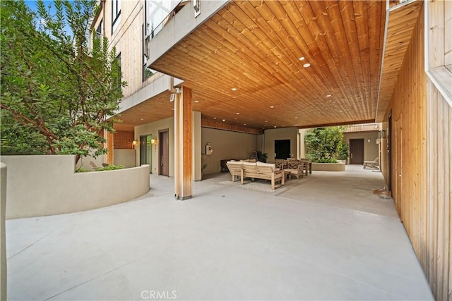 view of patio / terrace with outdoor lounge area