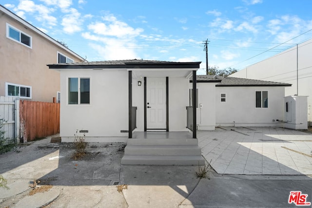 view of rear view of house