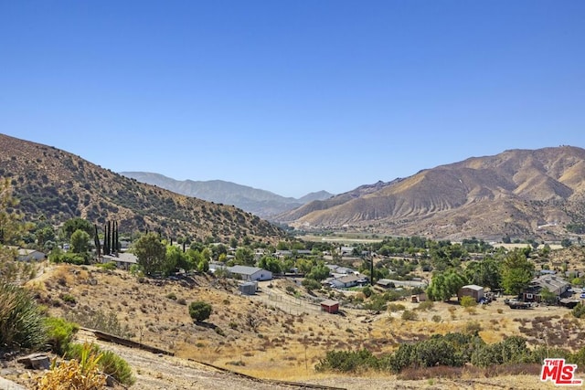 view of mountain feature