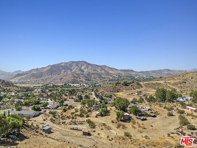 view of mountain feature