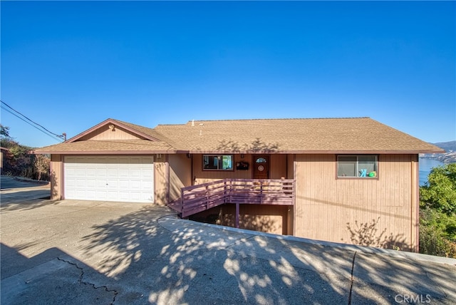 ranch-style house with a garage