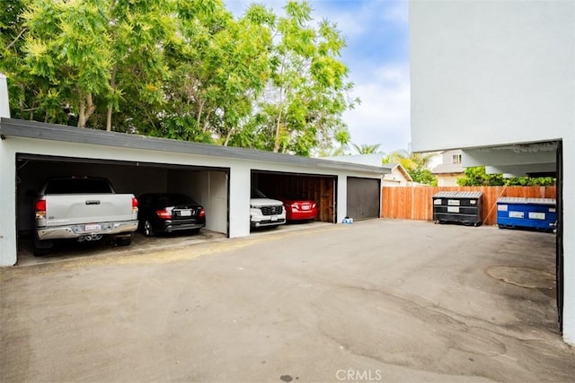 view of car parking