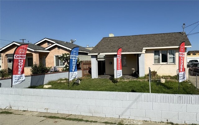 view of bungalow-style home