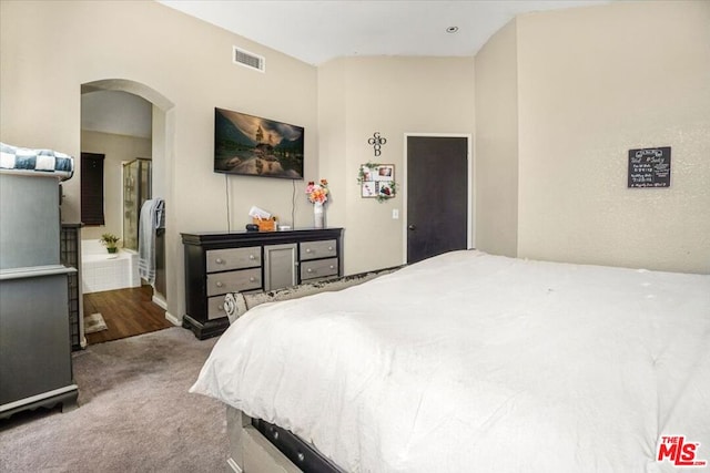 bedroom featuring carpet floors