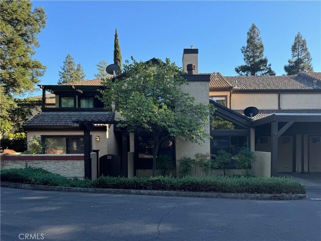 view of front of home