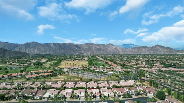 exterior space featuring a mountain view