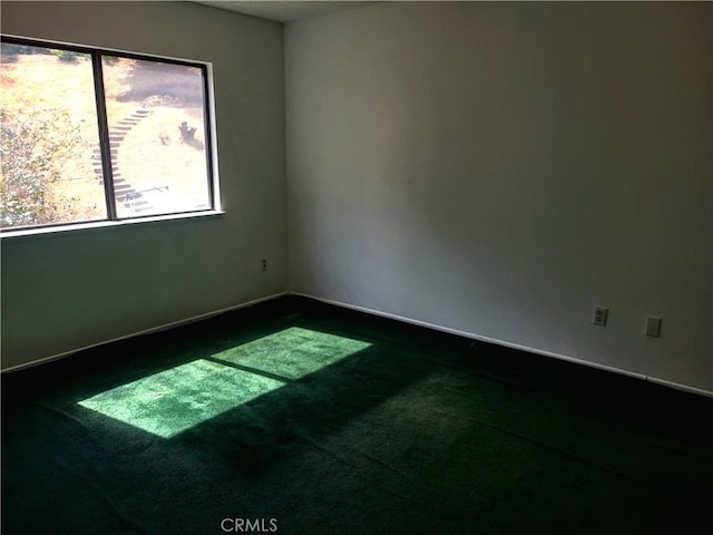 empty room with carpet floors