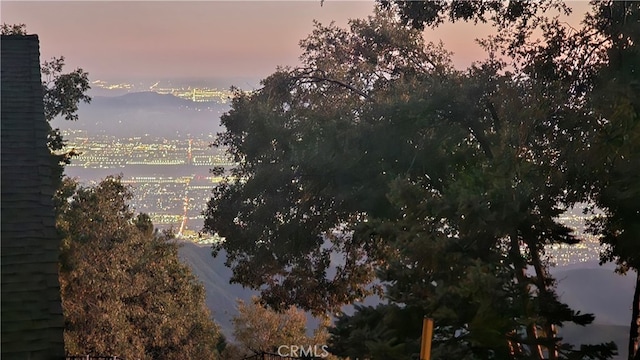 view of nature at dusk