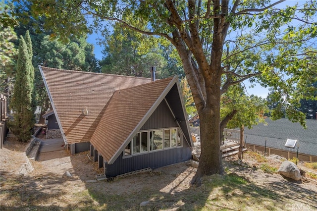 view of rear view of house