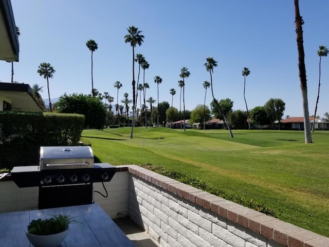 view of home's community featuring a lawn