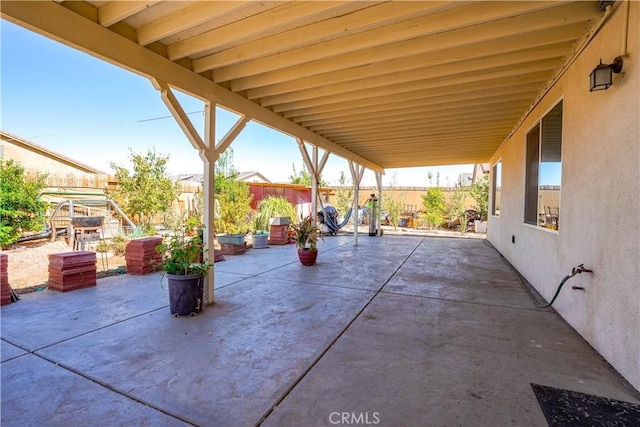 view of patio