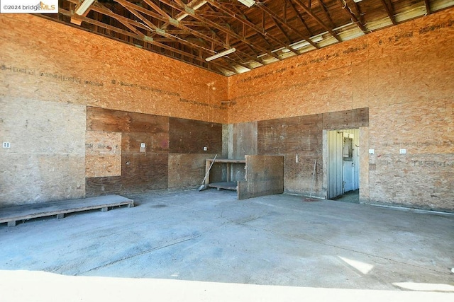 misc room featuring concrete floors