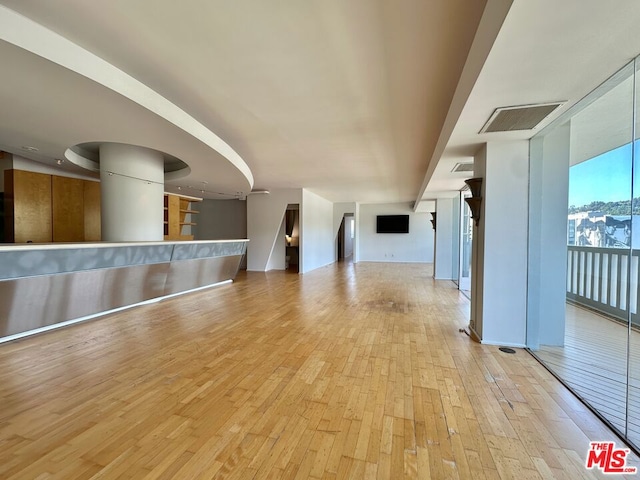 interior space featuring light hardwood / wood-style flooring