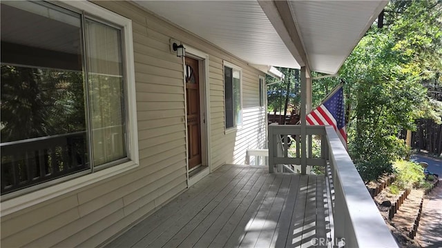 view of deck