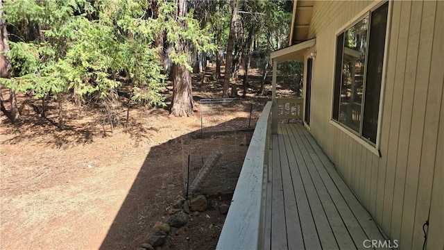 view of deck